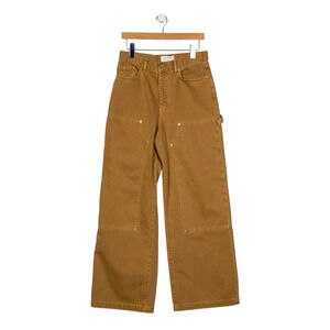 La Ligne High-rise Wide Leg Jeans - 28 - Brown